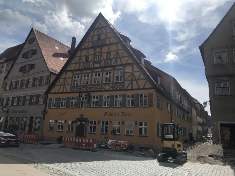 Umbau und Denkmalsanierung Hotel Goldene Rose / Brauner Hirsch