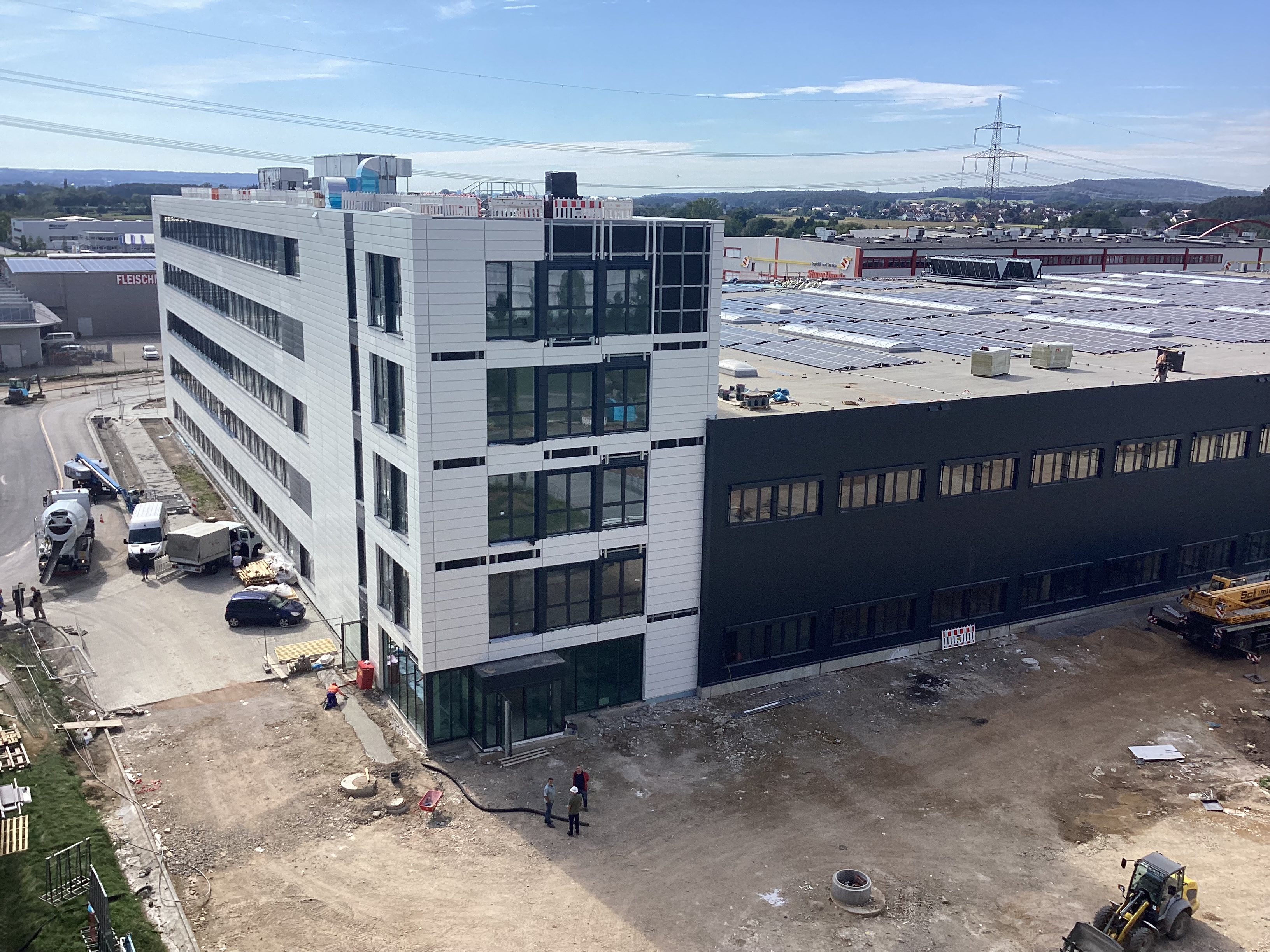 Neubau Logistikhalle mit Büroanbau