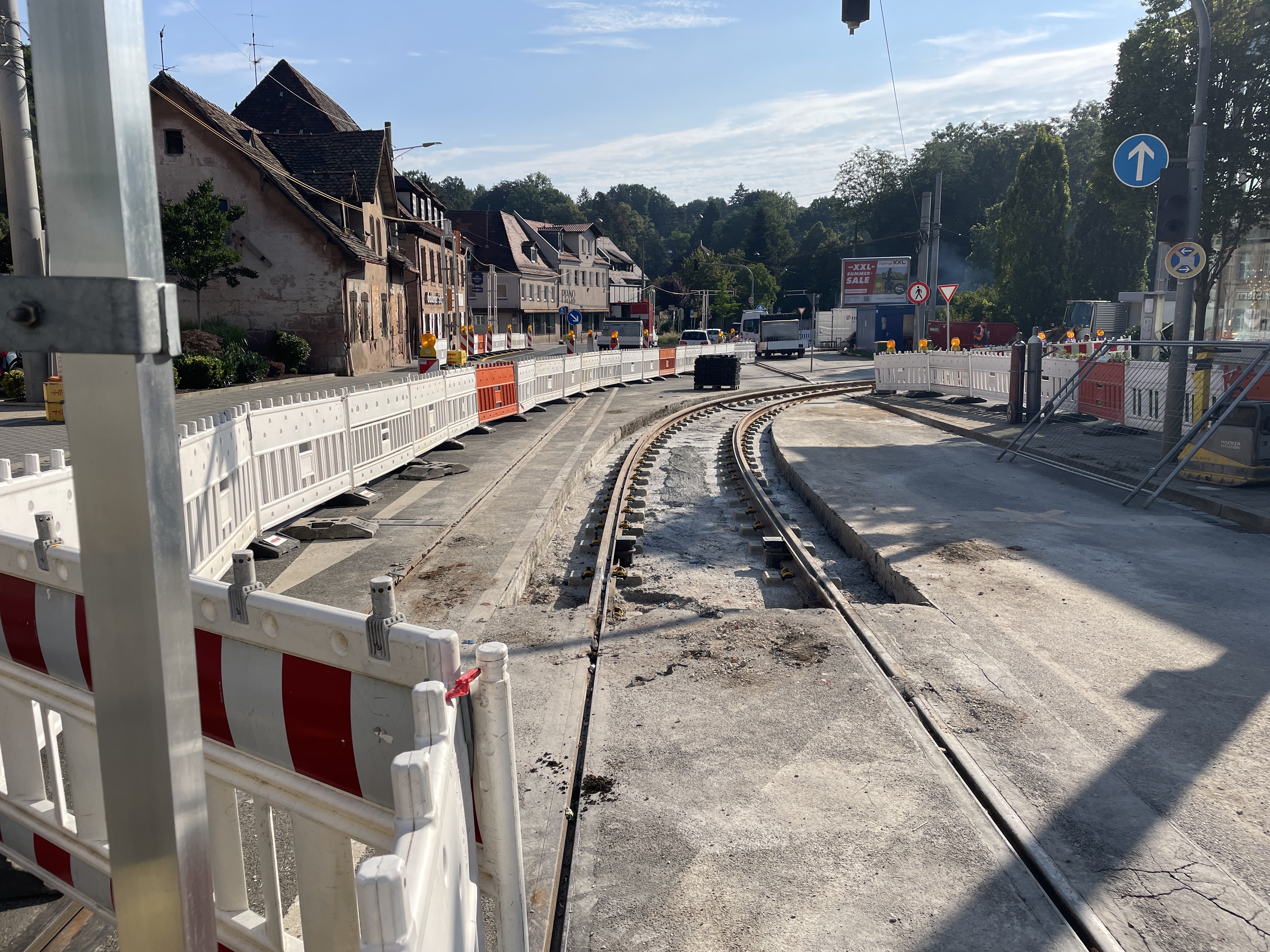 Erneuerung Straßeninfrastruktur - Gleisbau