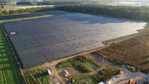 Errichtung Solarpark